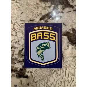 BASS B.A.S.S. Member Sticker/Decal - 3.5 x 4.25